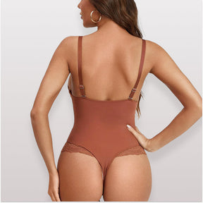 Body Modelador de Renda - Luxo Slim | + Brinde Calcinha Modeladora